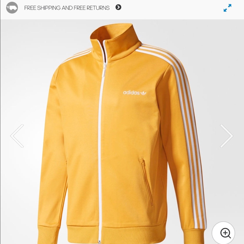 Yellow Adidas jacket